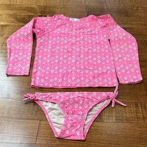 Pink Kids Rashguard  Swim Set by Egg